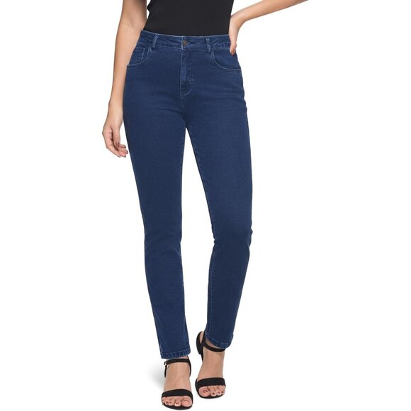 Women's High Waisted Skinny Jeans Tummy Control Butt-Lifting Slim Fit Denim - Picture 1 of 6